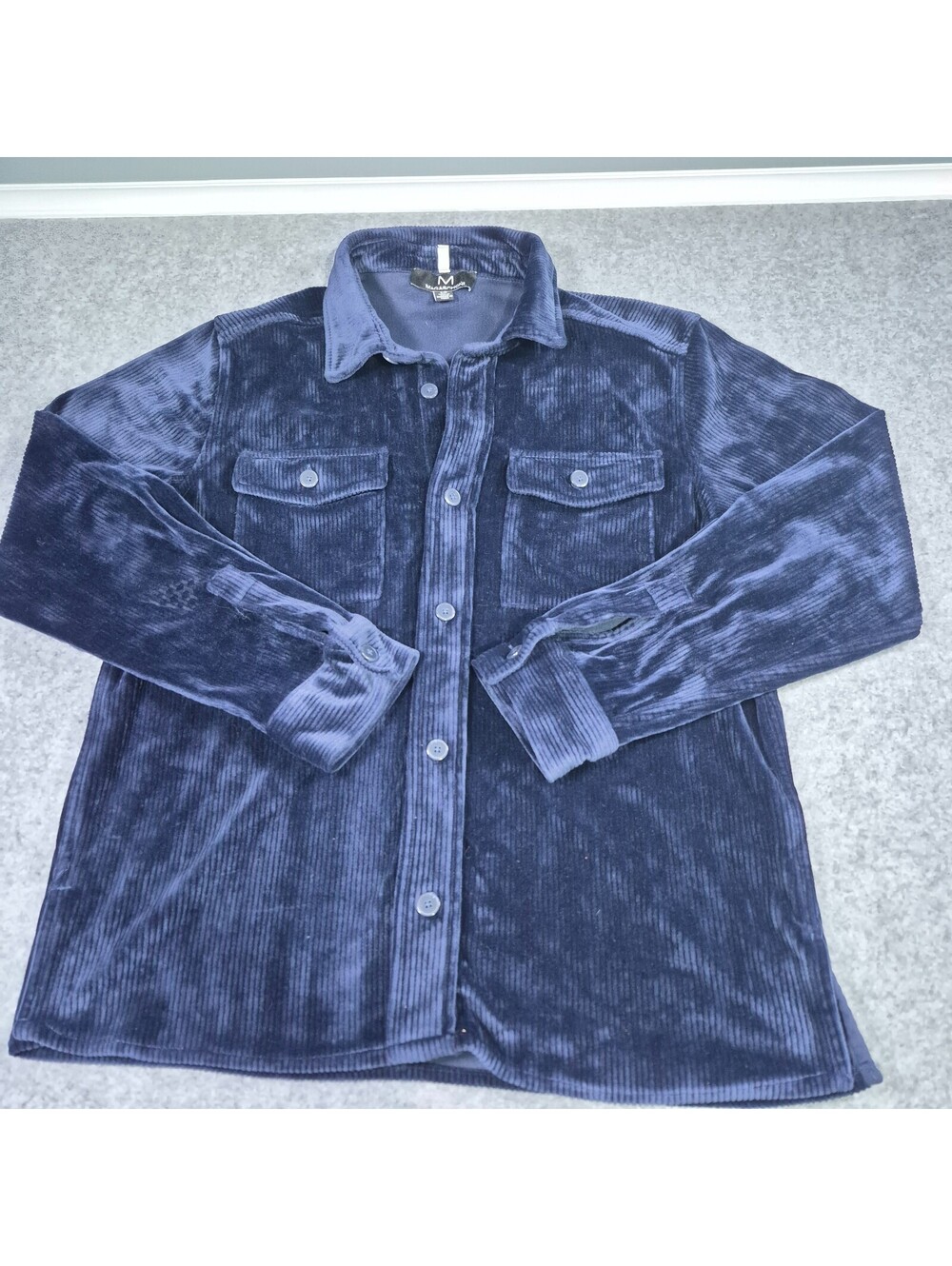 Magaschoni Button Up Shirt Womens S/P Soft Cozy Warm 4 Pockets